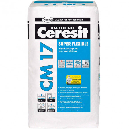  Клей плиточный Ceresit CM 17 Super Flex 25кг