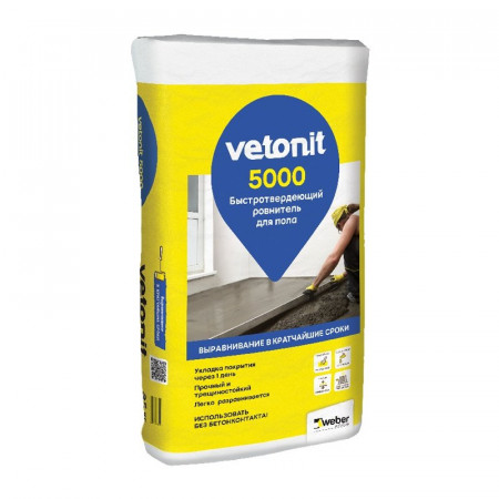 Наливной пол Weber Vetonit 5000 25 кг.