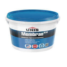 Эластичная полимерная гидроизоляция UNIS (Юнис) BLUE MEMBRAN 4 кг